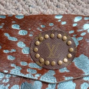 UPCYCLED Louis Vuitton hair on hide bag